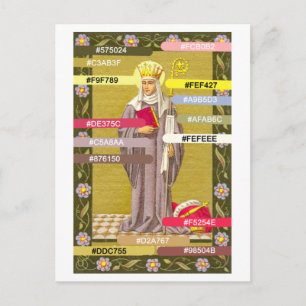 St. Etheldreda (Audrey) (P 003) Postkarte