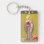 St. Etheldreda oder St. Audrey (P 003) Schlüsselanhänger (Vorderseite)