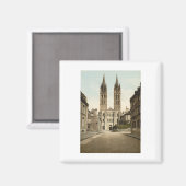 St Etienne Church, Caen, Frankreich Magnet (Vorderseite/Rückseite)