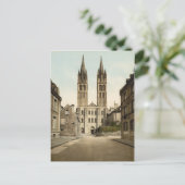 St Etienne Church, Caen, Frankreich Postkarte (Stehend Vorderseite)