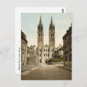 St Etienne Church, Caen, Frankreich Postkarte (Vorne/Hinten)