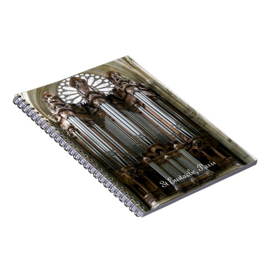 St Eustache organ notebook Notizblock (Rechte Seite)