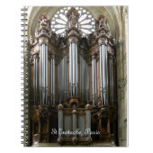 St Eustache organ notebook Notizblock (Vorderseite)
