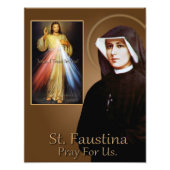 ST FAUSTINA FOTODRUCK (Vorne)