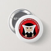 St. Faustina Kowalska Button (Vorne & Hinten)
