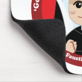 St. Faustina Kowalska Mousepad (Ecke)