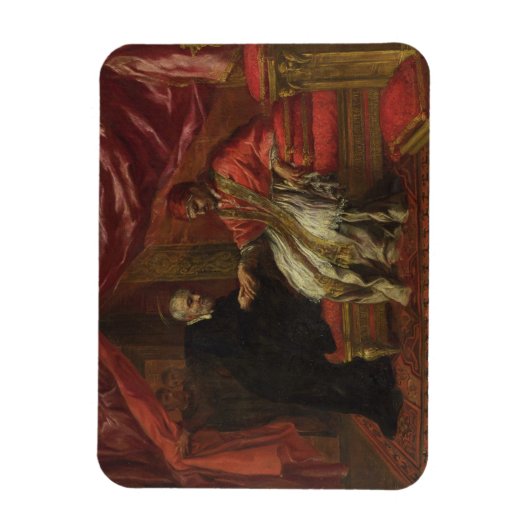 St. Filippo Neri Curing Pope Clemente VIII Magnet (Vertikal)