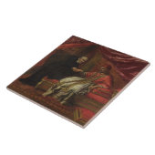 St. Filippo Neri, der Papst Clemente VIII kuriert Fliese (Seite)