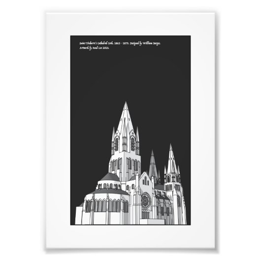 St. Finbarre-Kathedrale Riverside Print Fotodruck (Vorne)