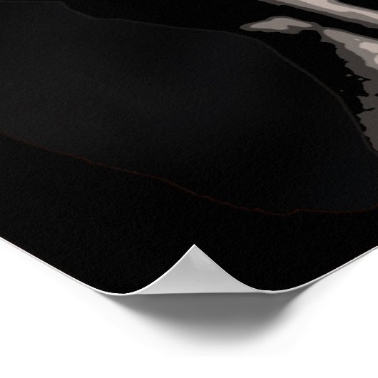 St. Florian Courage Feuerwehrposter Poster (Ecke)