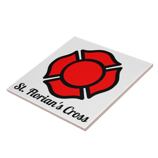 St. Florian-Kreuz Fliese (Seite)