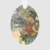 St. Florian mit Eimer (beide; M 019) Acryl Ornament (Vorderseite)