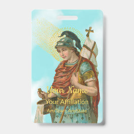 St. Florian mit Eimer (Clear Skies; M 019) Ausweis