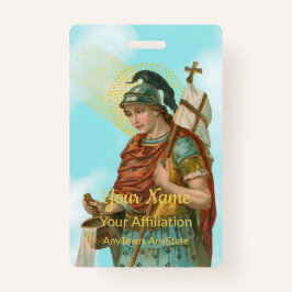 St. Florian mit Eimer (Clear Skies; M 019) Ausweis