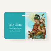 St. Florian mit Eimer (Clear Skies; M 019) Ausweis (Rückseite)