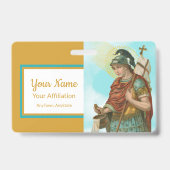 St. Florian mit Eimer (Clear Skies; M 019) Ausweis (Rückseite)