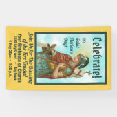 St. Florian mit Eimer (Clear Skies; M 019) Banner (Horizontal)