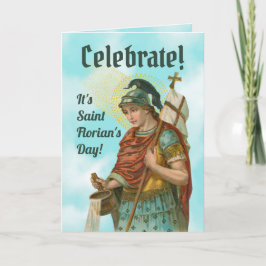 St. Florian mit Eimer (Clear Skies; M 019) Karte