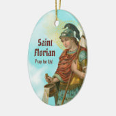 St. Florian mit Eimer (Clear Skies; M 019) Keramik Ornament (Links)
