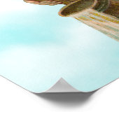 St. Florian mit Eimer (Clear Skies; M 019) Poster (Ecke)