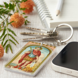 St. Florian of Lorch (BK 32) Leere oder DIY Back Schlüsselanhänger