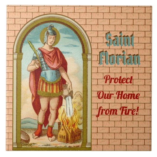St. Florian of Lorch (BK 32) Tile 2 Fliese (Vorderseite)