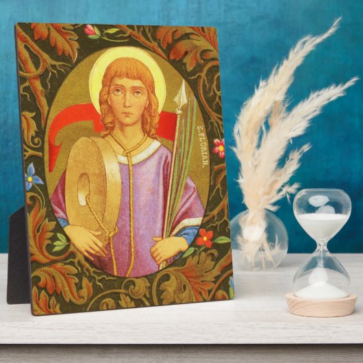 St. Florian (PM 03) 8"x10" Plaque 2 with Easel Fotoplatte (Seite)