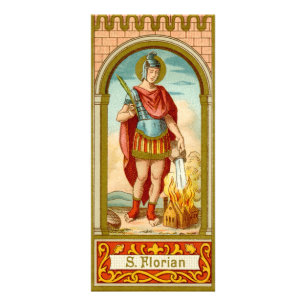 St. Florian von Lorch (BK 32) Leere Rückseite 2 Werbekarte