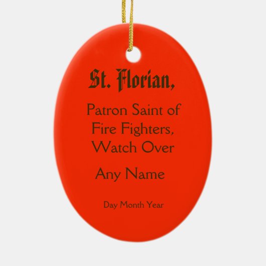 St. Florian von Lorch (PM 03) Keramikornament (Hinten)