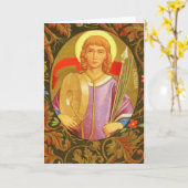 St. Florian von Lorch (PM 03) Leere Gruß Karte (Gelbe Blume)
