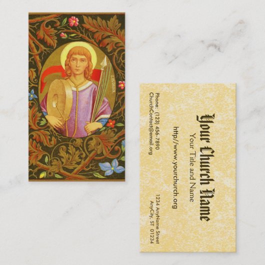 St. Florian von Lorch (PM 03) Vollblut Visitenkarte (Vorne/Hinten)