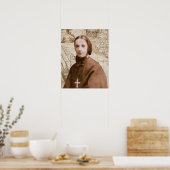 St Frances Cabrini Katholischer Heilige Poster (Küche)