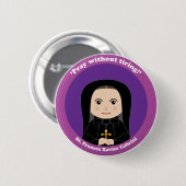 St. Frances Xavier Cabrini Button (Vorne & Hinten)
