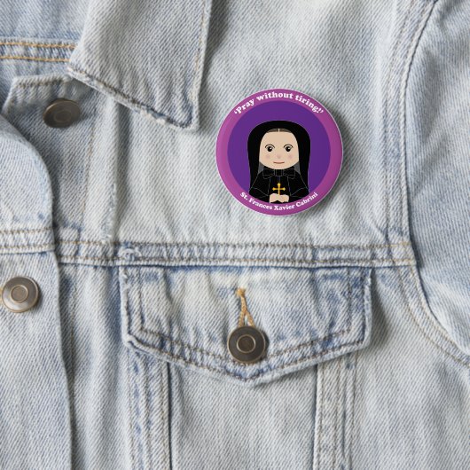 St. Frances Xavier Cabrini Button (Beispiel)