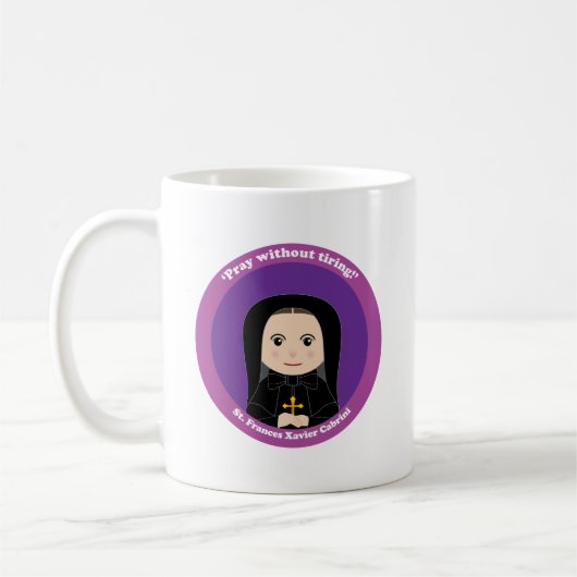 St. Frances Xavier Cabrini Kaffeetasse (Links)