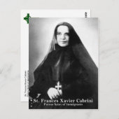 St. Frances Xavier Cabrini Postkarte (Vorne/Hinten)