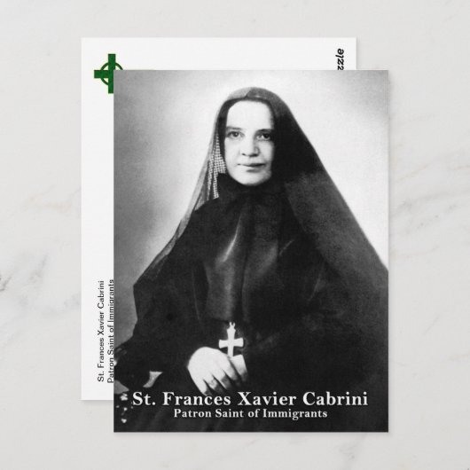 St. Frances Xavier Cabrini Postkarte (Vorne/Hinten)