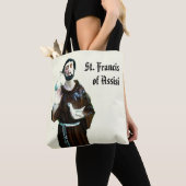 St Francis Assisi der katholischen Tasche (Von Nahem)