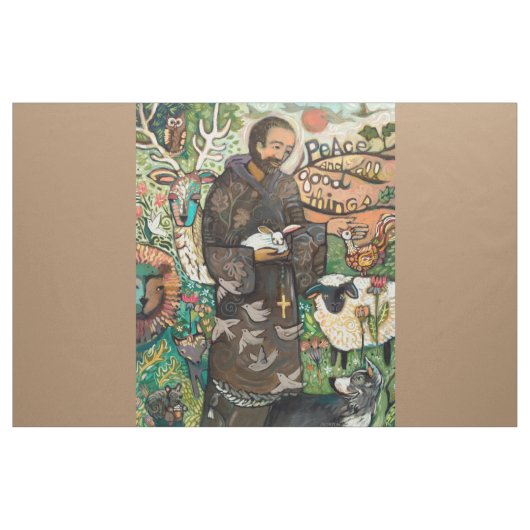 St. Francis Bild auf Stoff (Yard (91,4 cm))