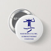 St Francis Button (Vorne & Hinten)