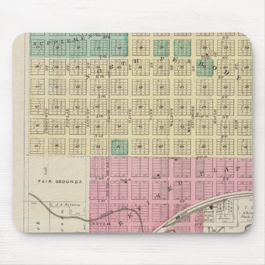 St. Francis City, Kansas Mousepad (Vorne)