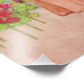 St. Francis Coyote Watercolor Im Fünfspänner über  Fotodruck (Ecke)