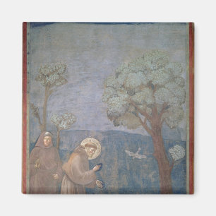 St Francis, das zu den Vögeln, 1297-99 predigt Magnet