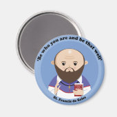St. Francis de Sales Magnet (Vorderseite/Rückseite)