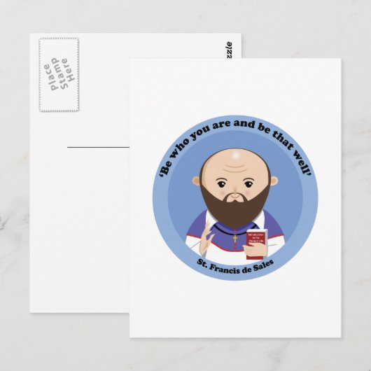 St. Francis de Sales Postkarte (Vorne/Hinten)