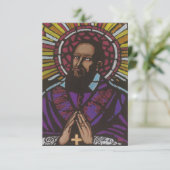St. Francis de Sales Prayer Card Dankeskarte (Stehend Vorderseite)