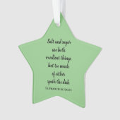 St. Francis de Sales Quotes Akronylic Ornament (Vorderseite)