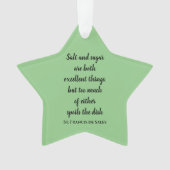 St. Francis de Sales Quotes Akronylic Ornament (Vorderseite)