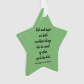 St. Francis de Sales Quotes Akronylic Ornament (Vorderseite)