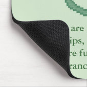 St Francis des Assisi-Friedenszitats Mousepad (Ecke)
